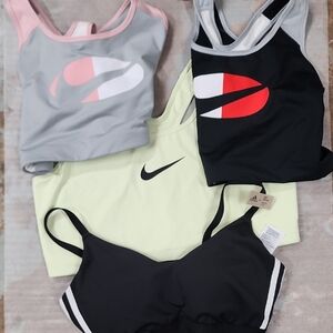 Nike and Adidas Plus Size Sports Bras Set 4pc